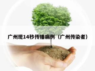 广州现14秒传播病例（广州传染者）